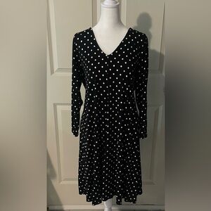 NWT Torrid flare Polka dots midi dress